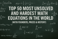 Top 50 Most Unsolved and Hardest Math Equations (With Founders, Prizes & History)