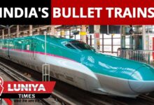 India's bullet train at a station.