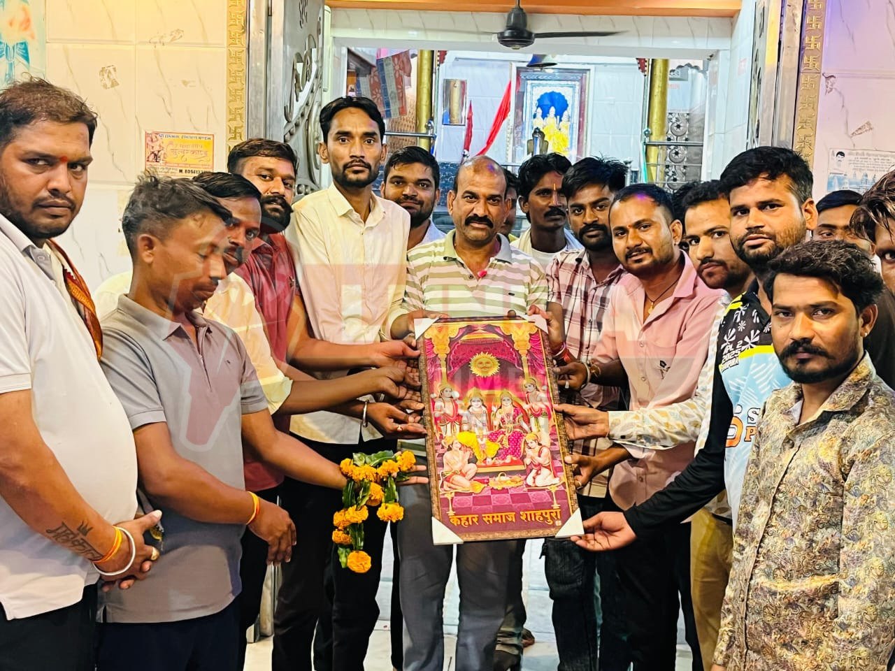 कहार युवा शक्ति शाहपुरा ने सांवरिया मित्र मंडली का स्वागत किया 1 IMG 20250801 WA0058