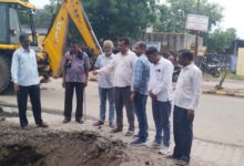 रानी के धर्मवीर मैदान के पीछे वाली सड़क पर क्रॉस निर्माण कार्य शुरू किया 8 WhatsApp Image 2025 09 04 at 12.25.49