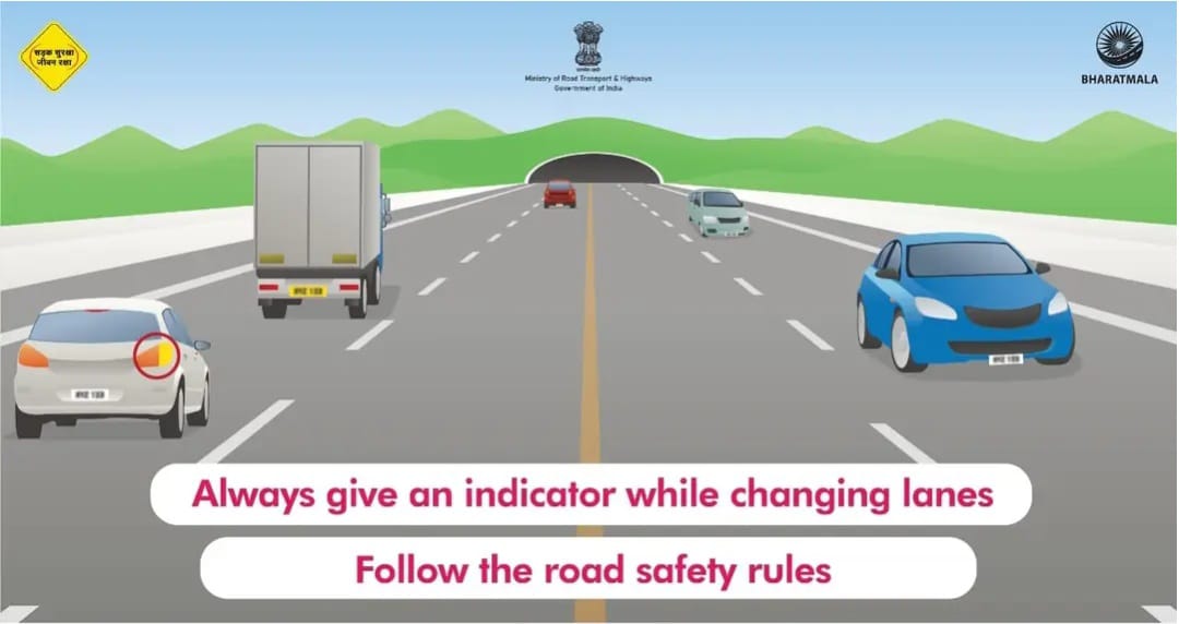 हाइवे पर लेन ड्राइविंग नियमों के उल्लंघन पर अब सख्त कार्यवाही होगी 1 IMG 20251109 WA0007
