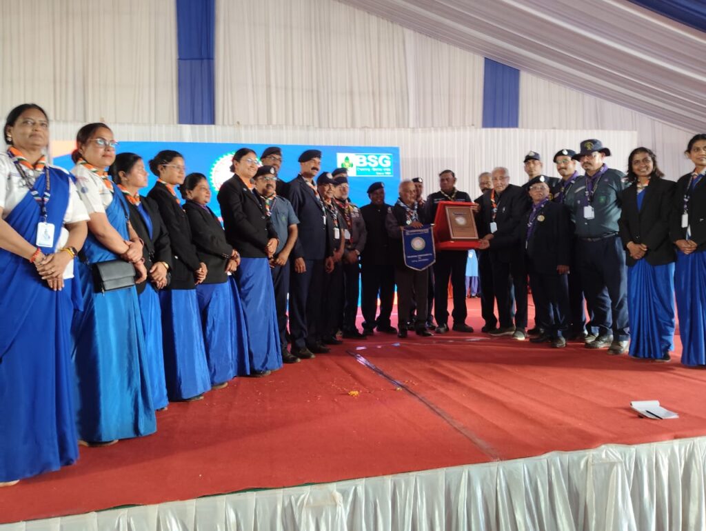 राष्ट्रीय जंबूरी में राजस्थान का परचम, पाली के बैंड दल ने रचा इतिहास, चीफ नेशनल कमिश्नर शील्ड पर किया कब्जा 2 IMG 20260115 WA0038