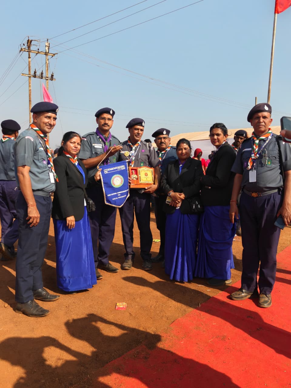 राष्ट्रीय जंबूरी में राजस्थान का परचम, पाली के बैंड दल ने रचा इतिहास, चीफ नेशनल कमिश्नर शील्ड पर किया कब्जा 1 IMG 20260115 WA0039