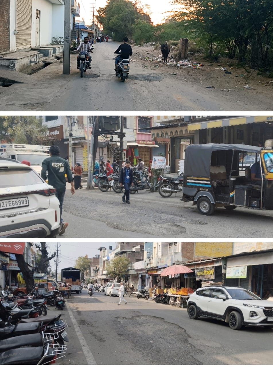 सुमेरपुर: गड्ढों में तब्दील हुई शहर की सड़कें, हर कदम पर हादसे का खतरा 1 IMG 20260201 WA0034
