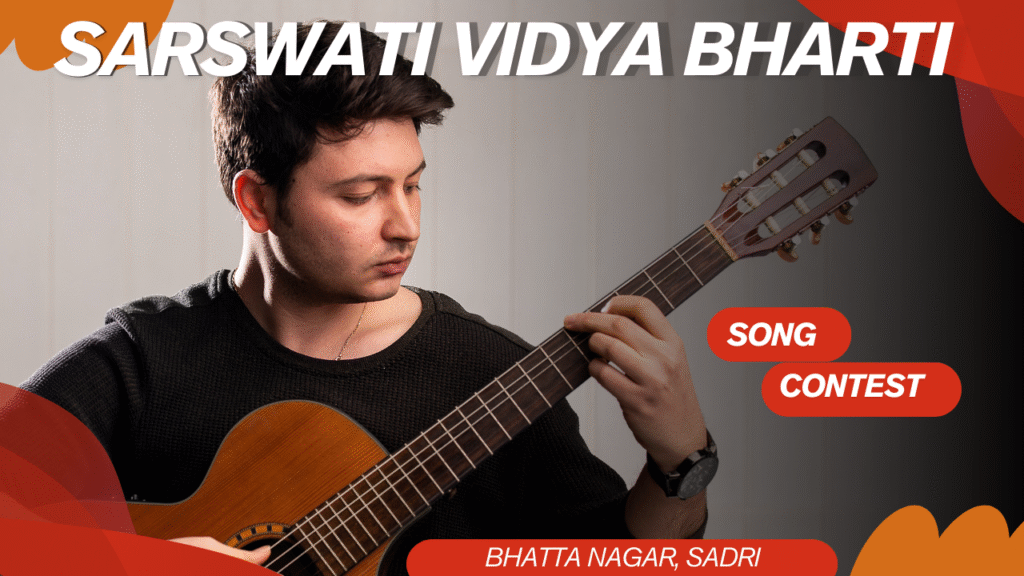 Red and Orange Gradient Modern Geometric Shape Man Cover Song YouTube Thumbnail