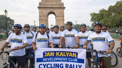 जन कल्याण डेवलपमेंट क्लब की साइकिल रैली, इंडिया गेट से लाल किला तक जागरूकता संदेश 25 WhatsApp Image 2026 02 14 at 12.48.17 PM