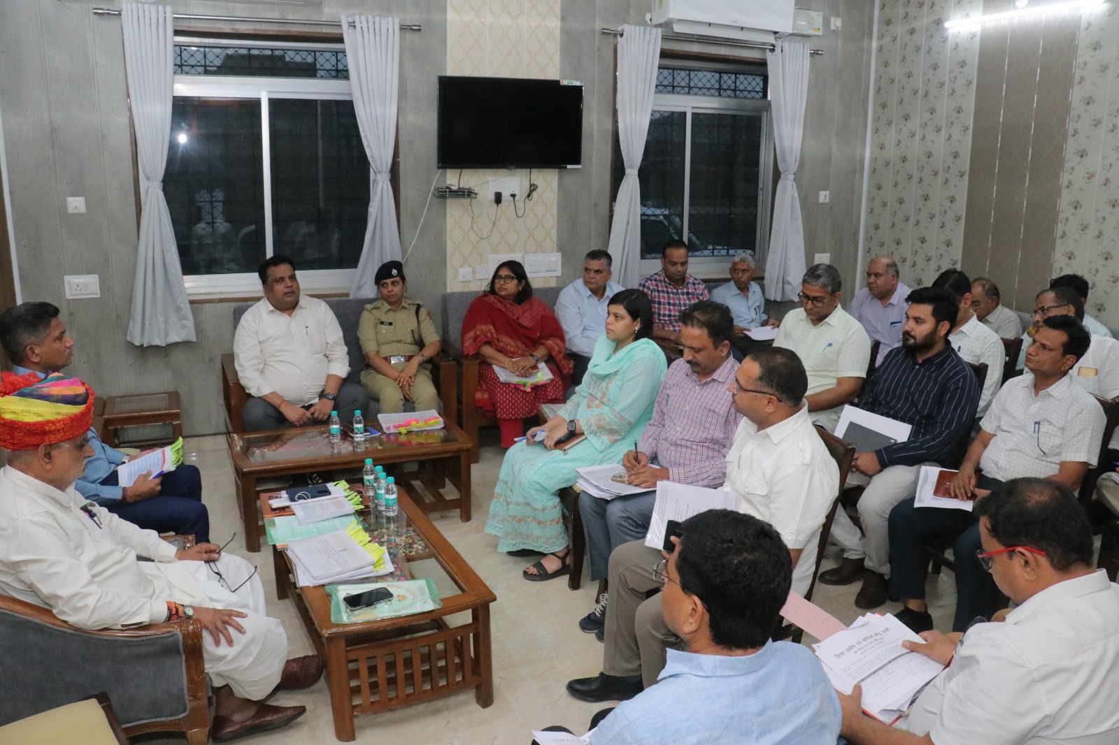 जिला स्तरीय समीक्षा बैठक