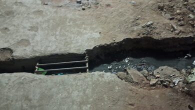 बाली वार्ड 14 में खुली नालियों की खराब स्थिति